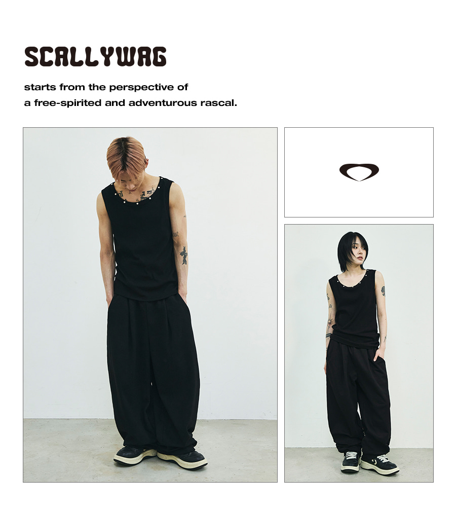 MUSINSA公式 | SCALLYWAG サマー88クロスバッグパッチスウェットパンツ